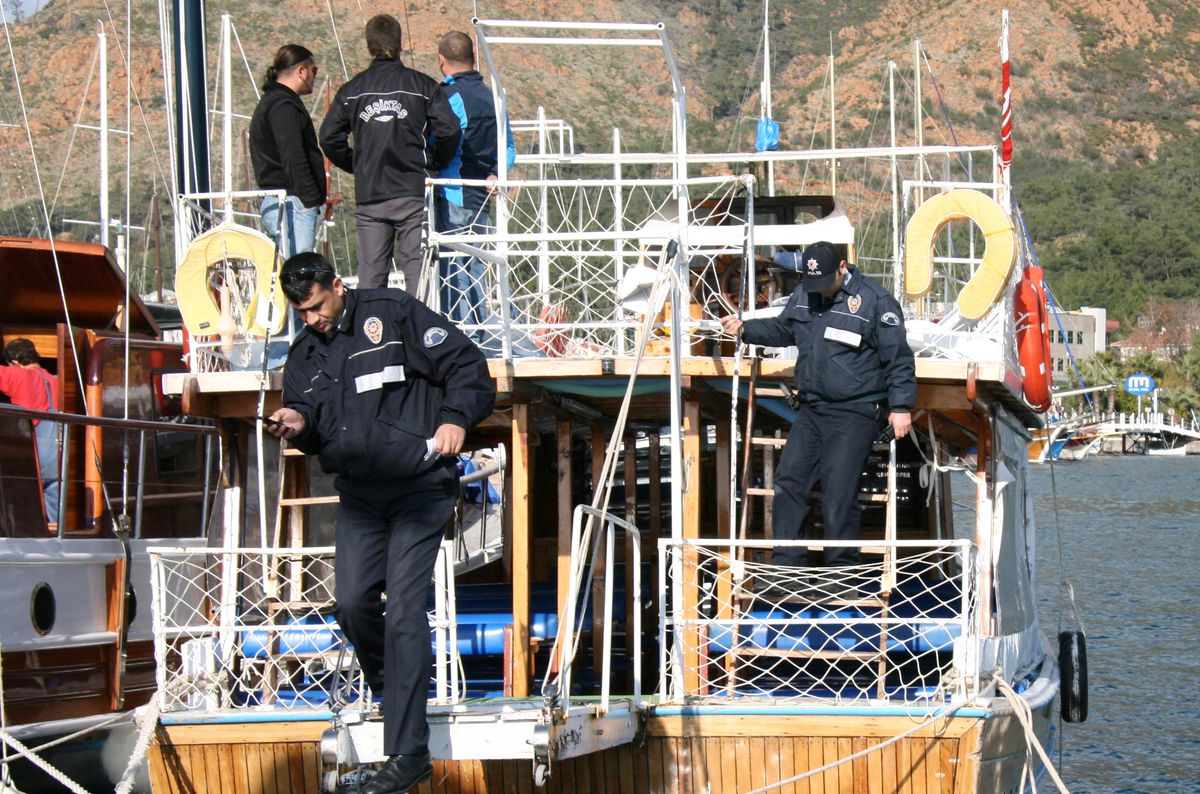 Marmaris'te Tekne Yangını