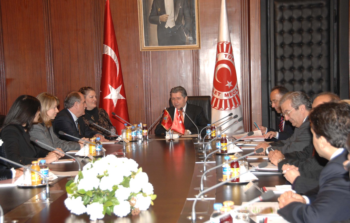 TBMM Başkanı Toptan, Karadağ Dışişleri Bakanı Roçen'i Kabul Etti