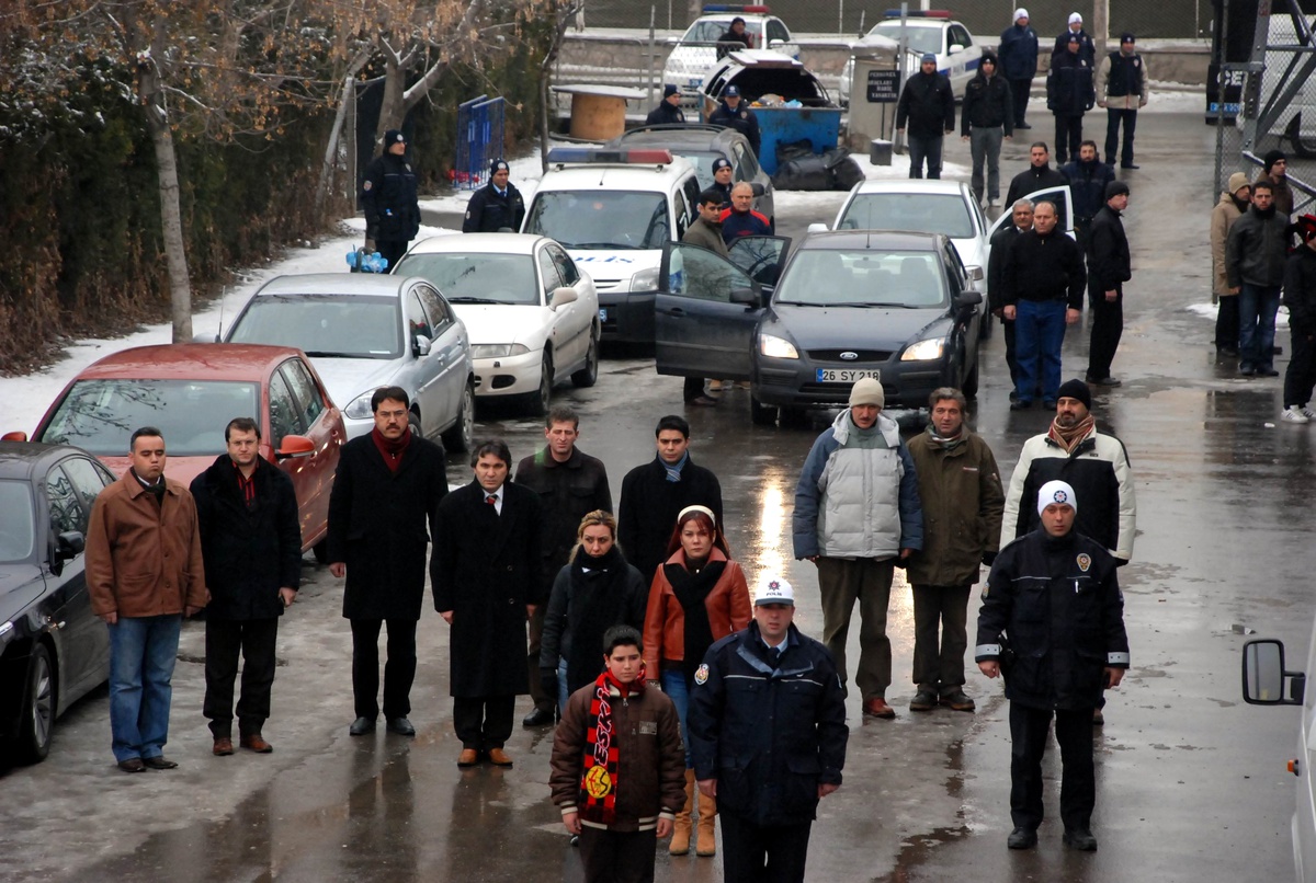 Eskişehir'de İstiklal Marşı'na Saygı