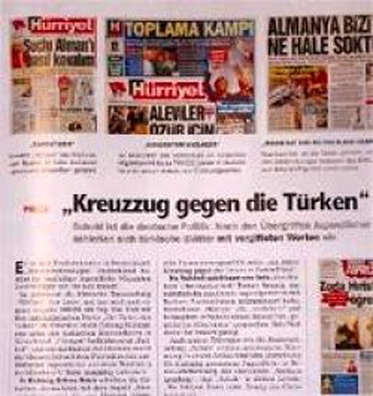 Alman Dergisinden Türk Basınına Salvo