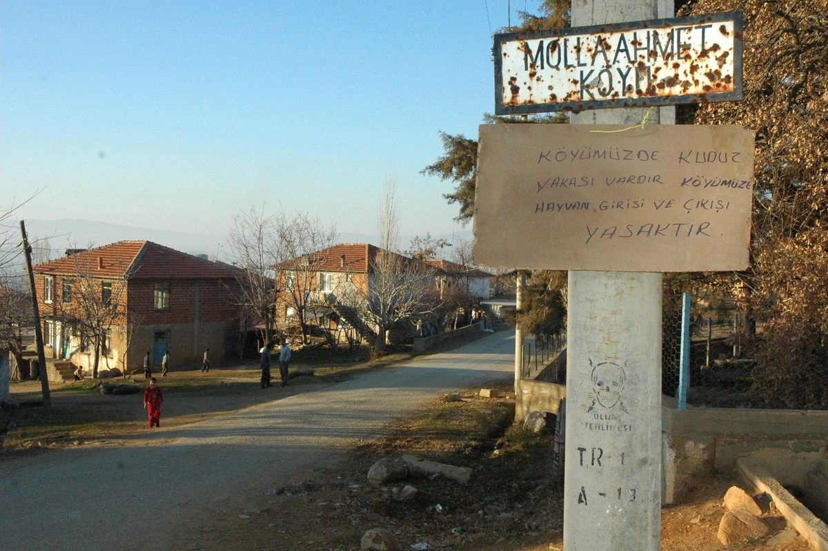 Denizli'de Kuduz Sebebiyle Bir Köy Karantina Altına Alındı