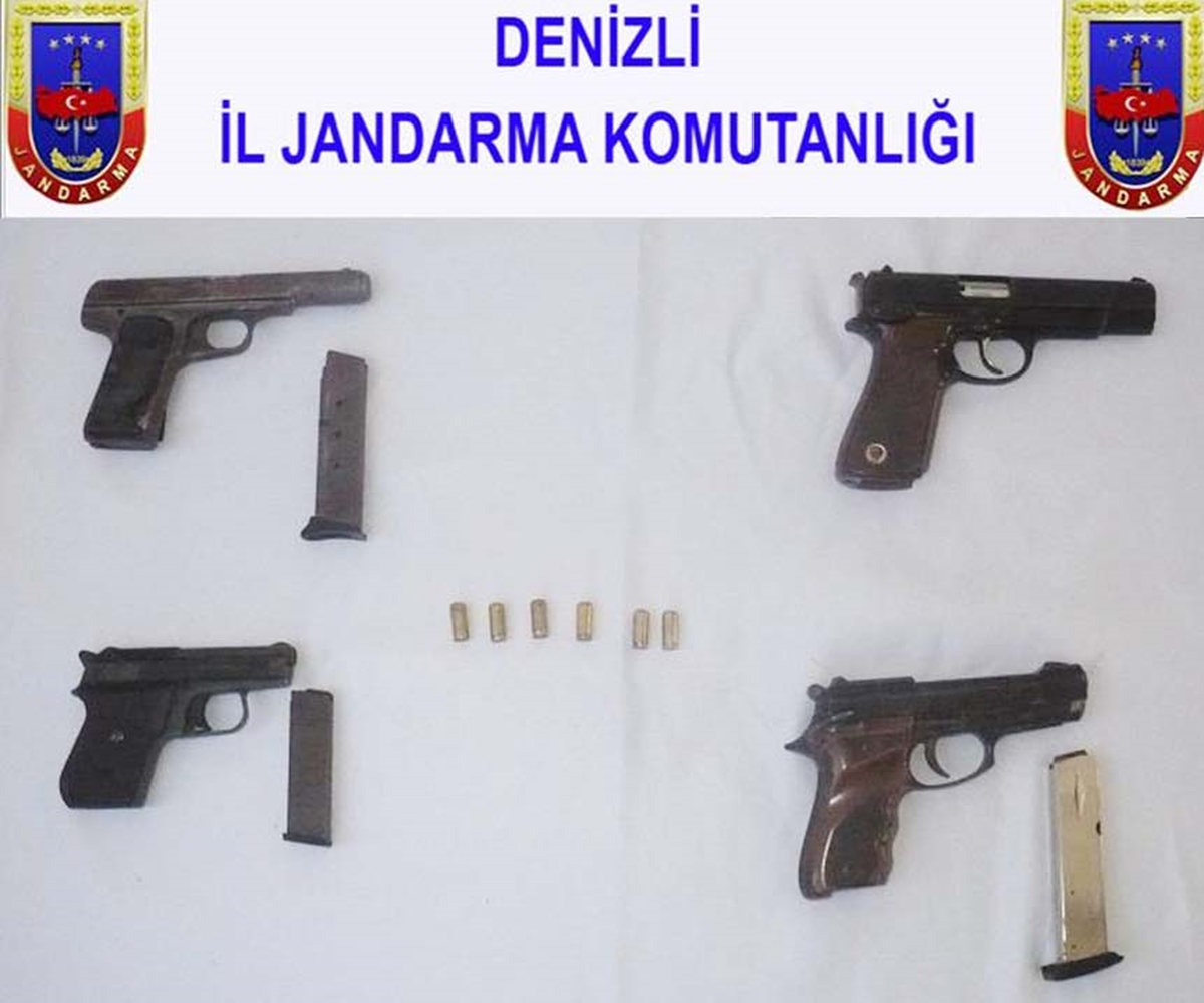 Denizli'de Kuru Sıkı Tabanca Operasyonu