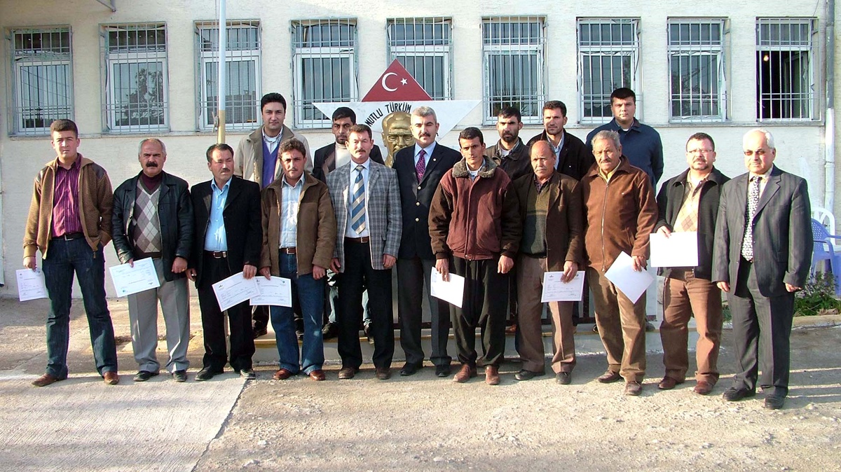 Erdemli'de Avcılara Sertifika Verildi