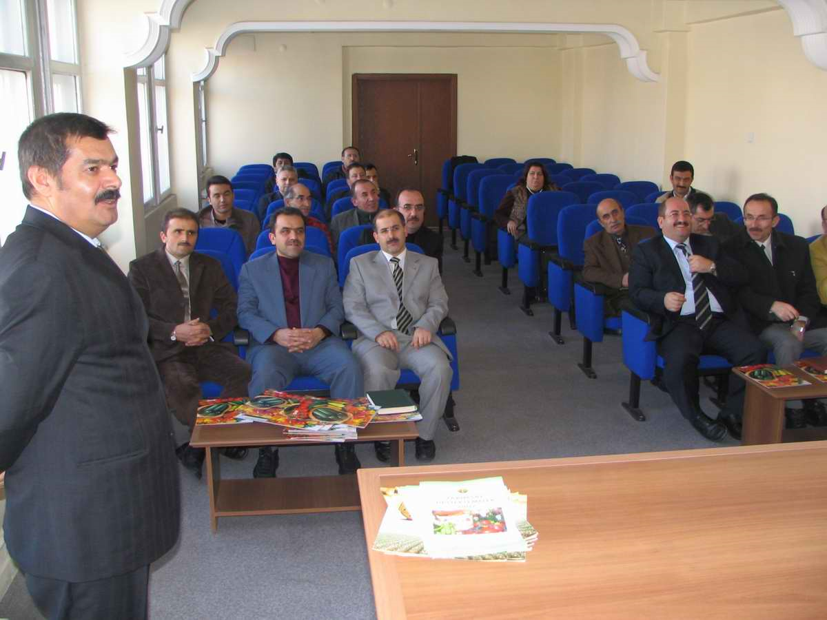 Tarım İl Müdürlüğü Personeline Fide Brifingi