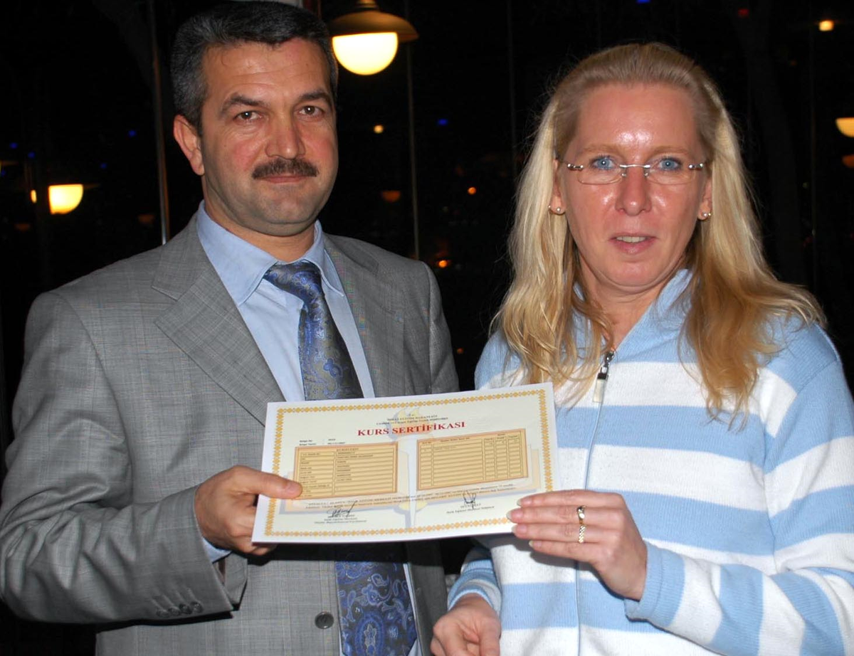 Alanya'da Yabancılar Türkçe Öğrendi