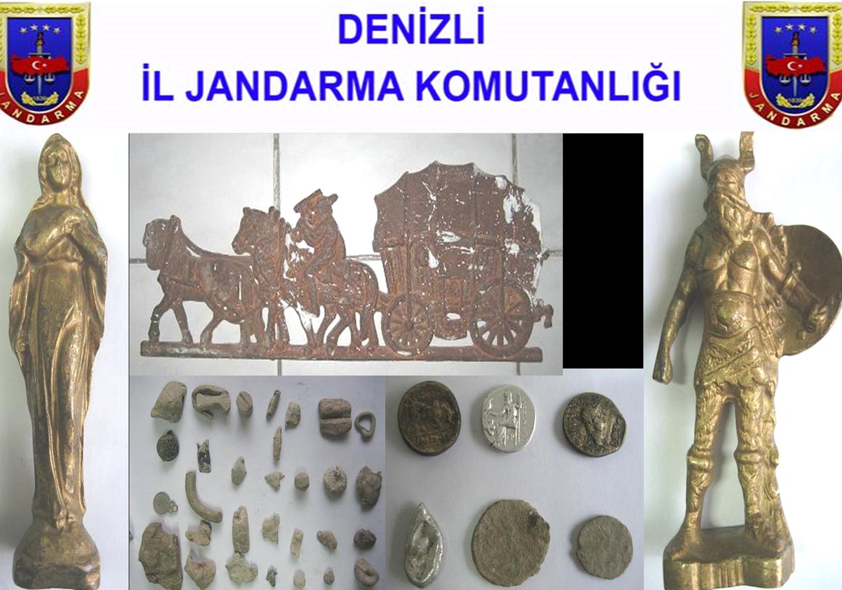 Denizli'de Tarihi Eser Operasyonu