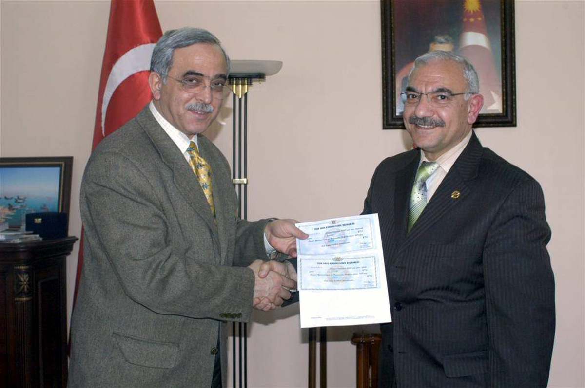 Thk, Şanlıurfa Sydv'ye Ayrılan Fitre-zekat Payını Teslim Etti