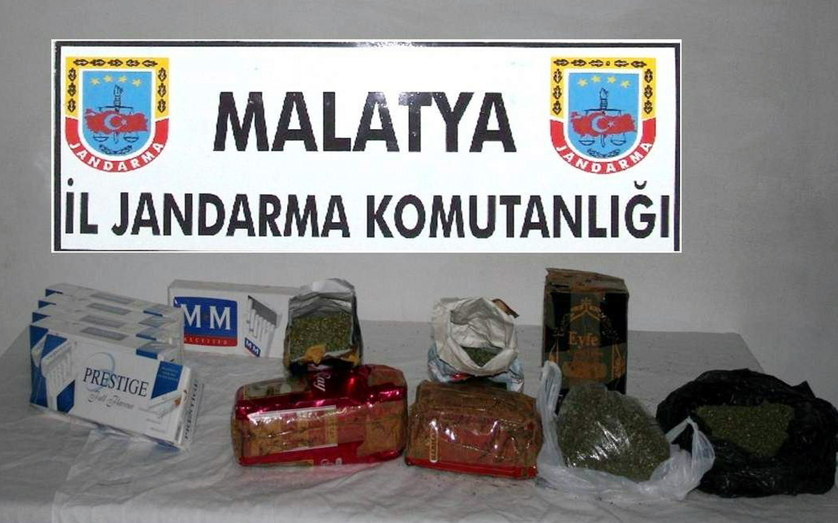 Malatya'da Esrar Operasyonu