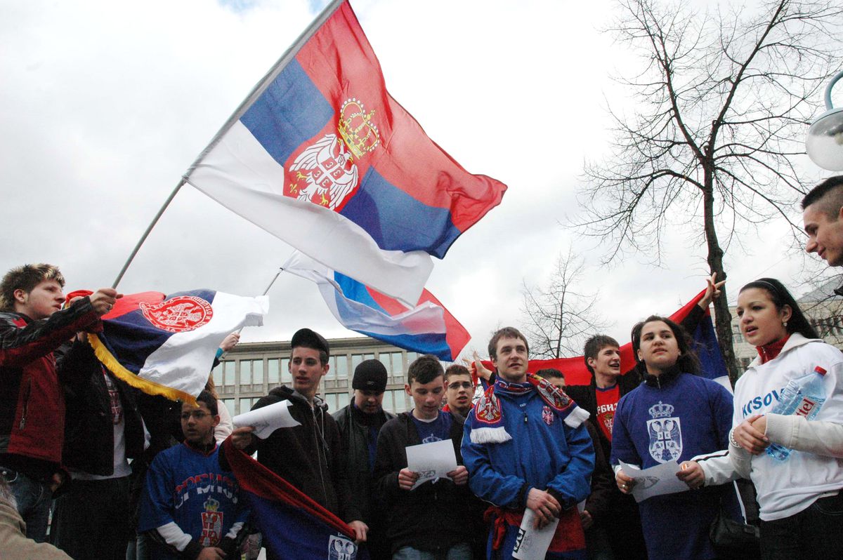 Almanya'da Kosova Protestosu
