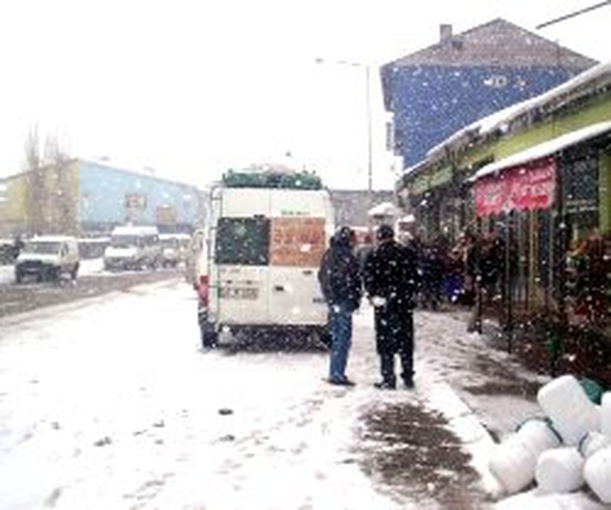 Kars'ta Kar Yağışı Başladı