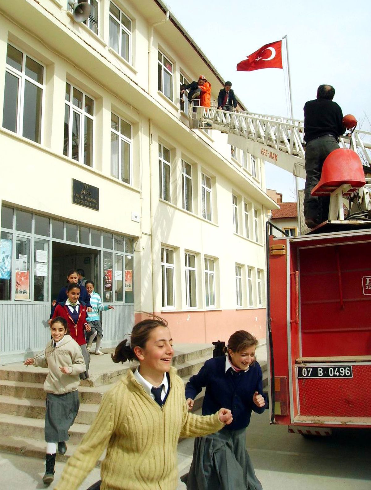 Okulda Kurtarma Tatbikatı