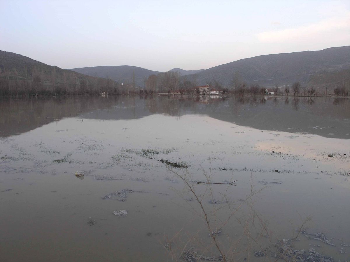 Turhal'da Tarım Arazilerinde Su Baskını