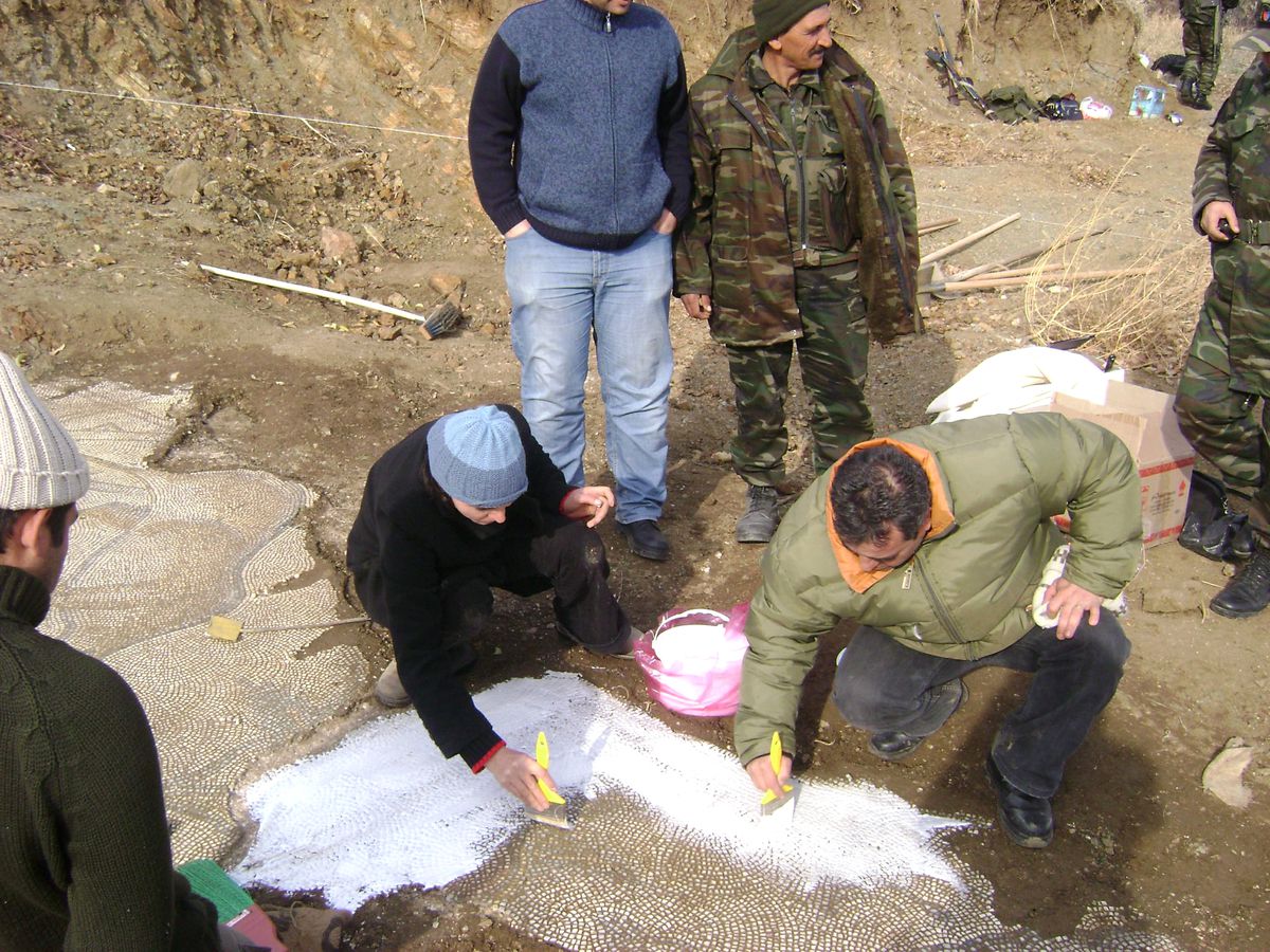 Doğanşehir'de Bulunan Mozaik, Zeugma ile Benzerlik Taşıyor