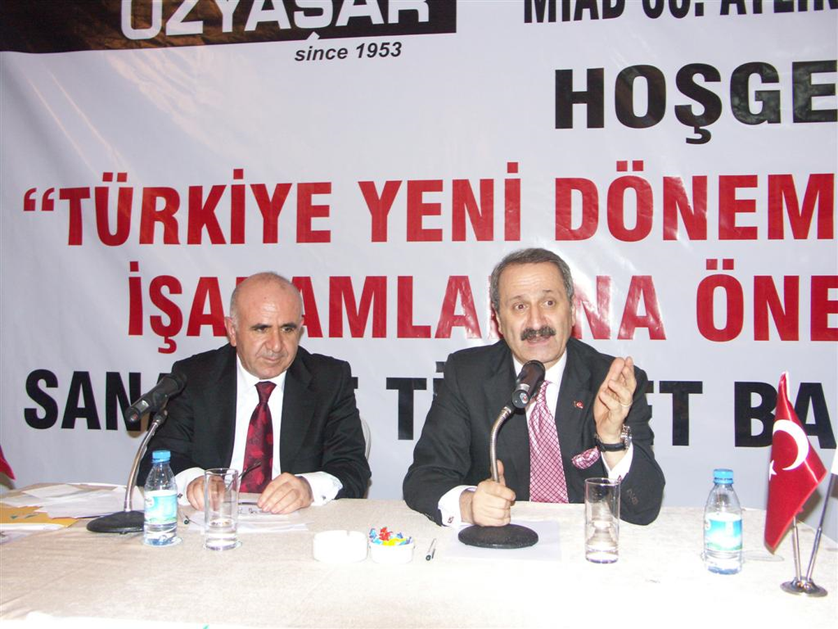 Malatyalı İşadamları Derneği'nin Aylık Toplantısına Bakan Çağlayan da Katıldı