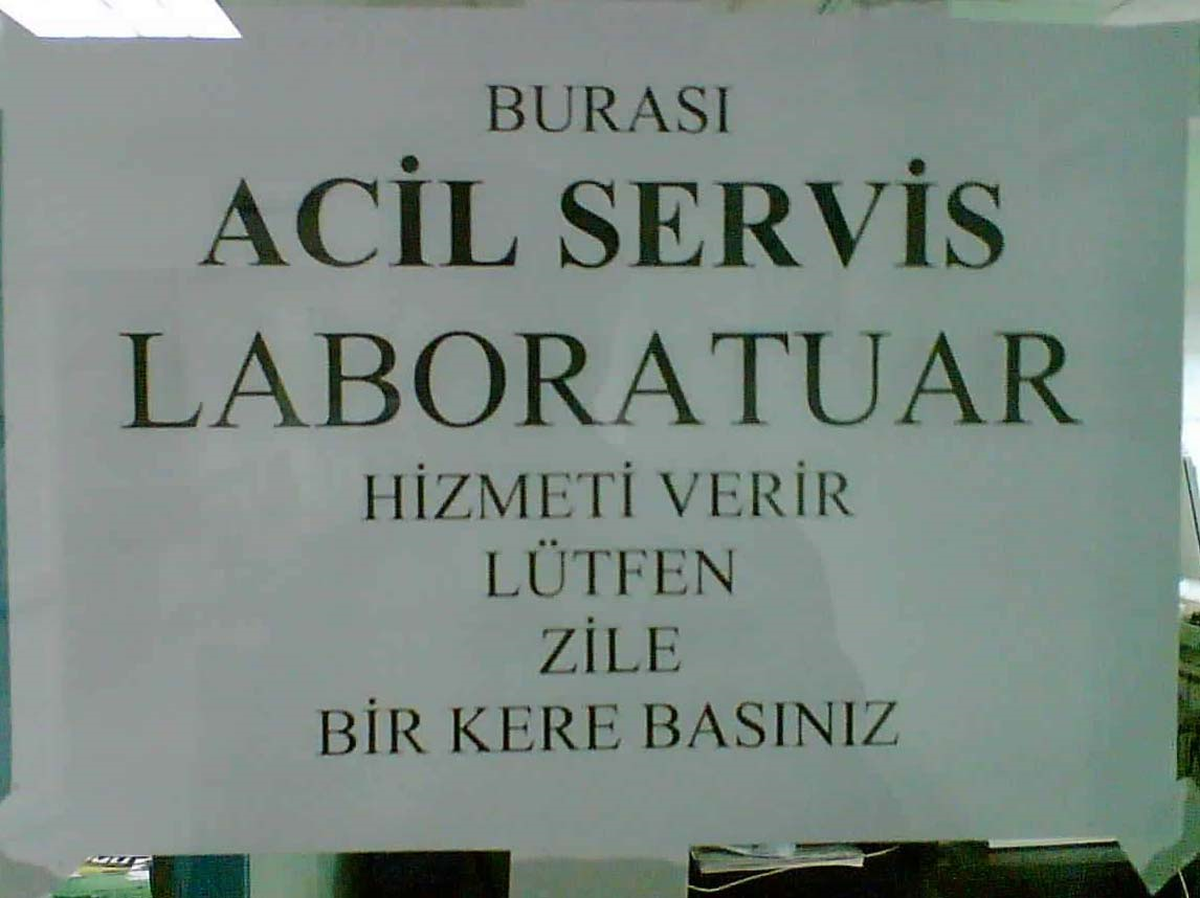 Ereğli Devlet Hastanesi'nde İlginç Uyarılar