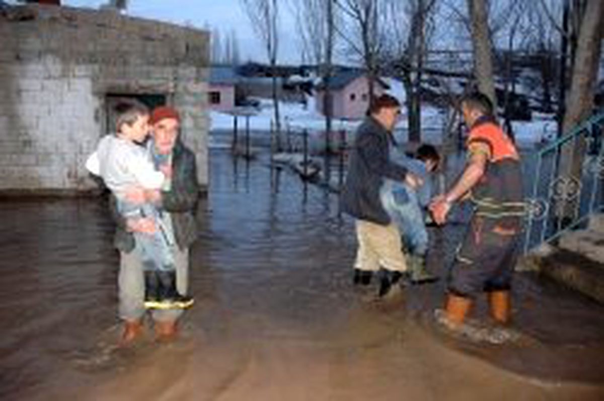 Erzurum'da Su Baskını