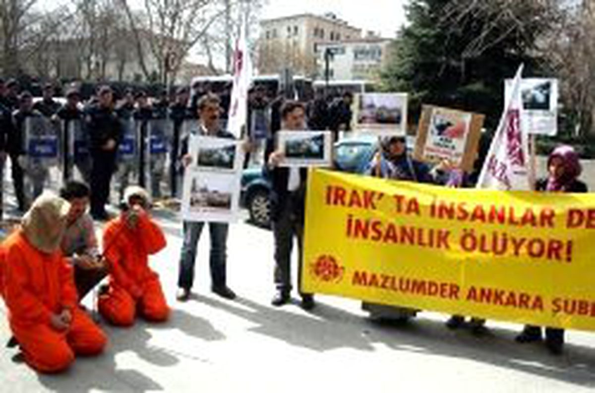 ABD Büyükelçiliği'nde Eylem