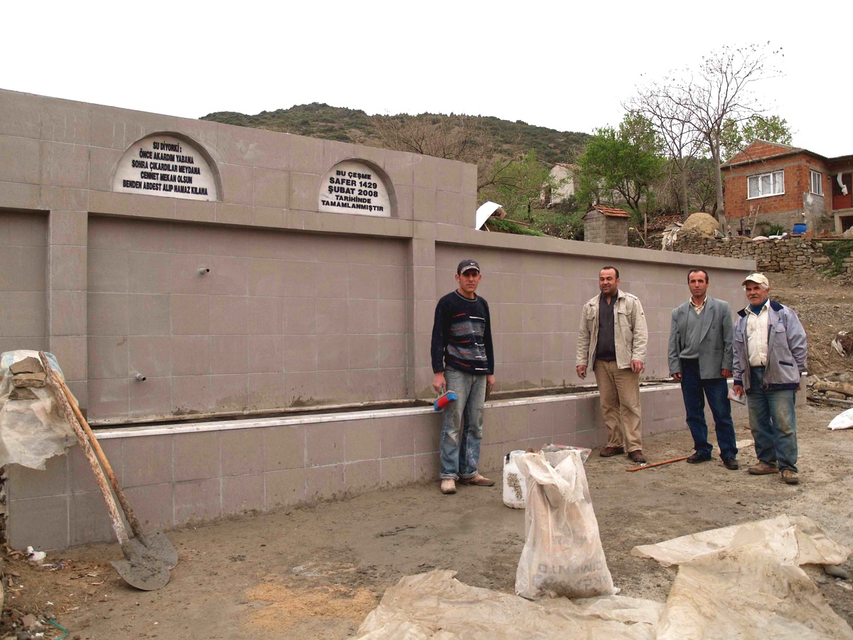 Hayırseverler Fındıklı Köyüne Çeşme Yaptırıyor