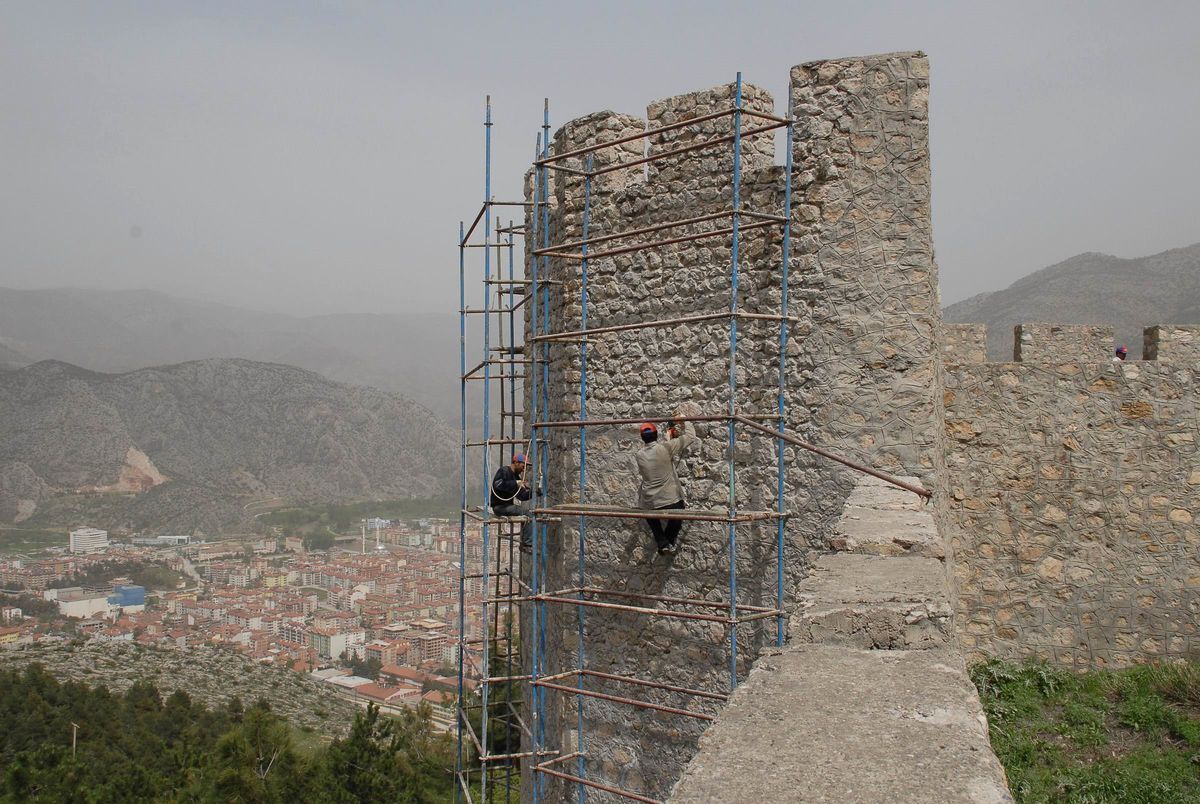 Amasya Kalesi Onarıma Alındı
