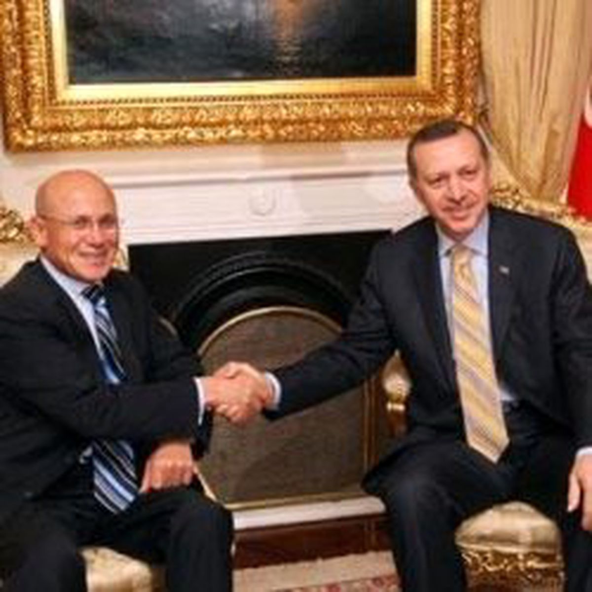 Erdoğan, Talat ile Buluştu