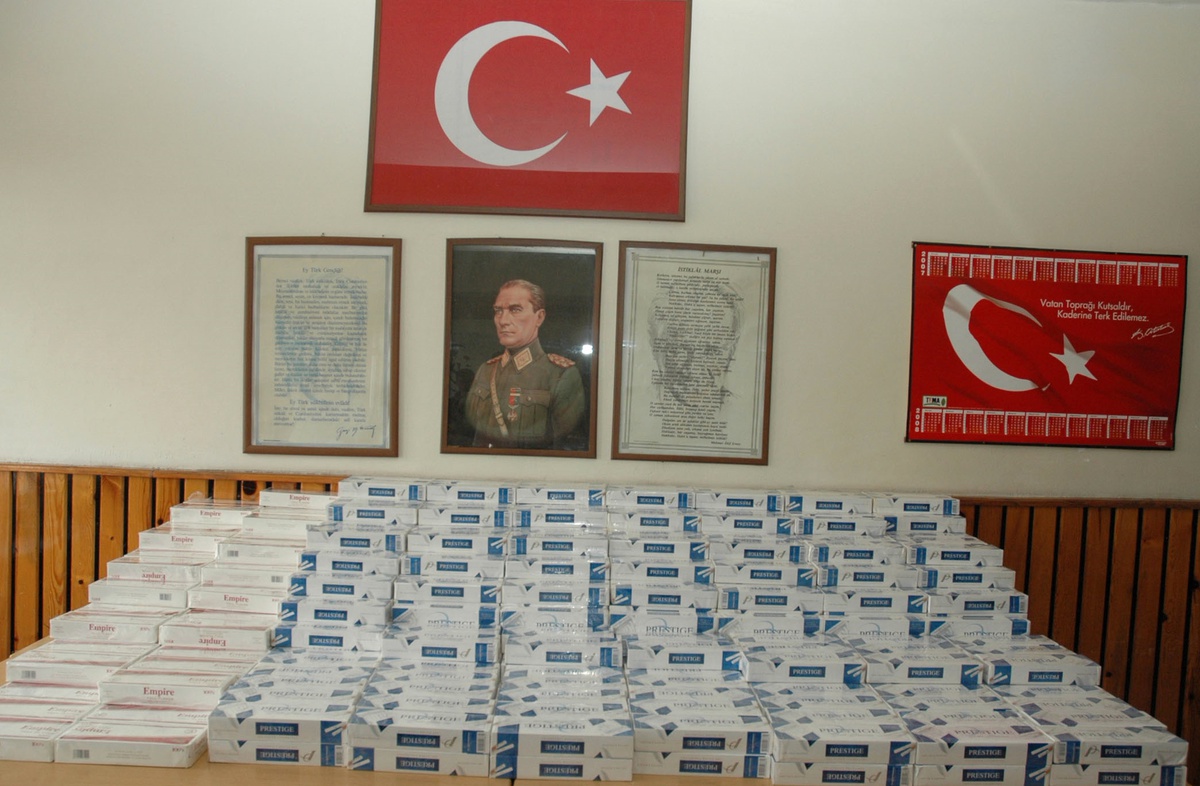 6 Bin 500 Paket Kaçak Sigara Ele Geçirildi