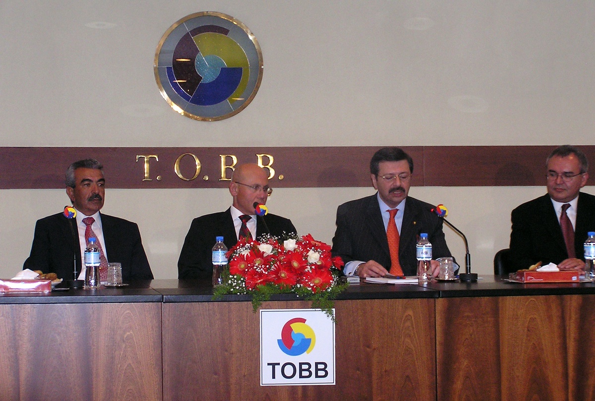 Talat, TOBB Başkanı Hisarcıklıoğlu'nu Ziyaret Etti