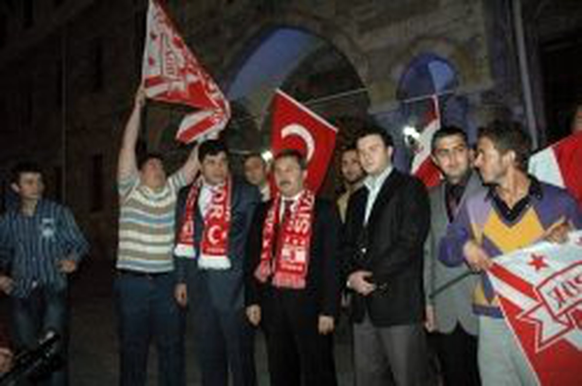 Sivas'ta, Sivasspor'un Galibiyet Sevinci