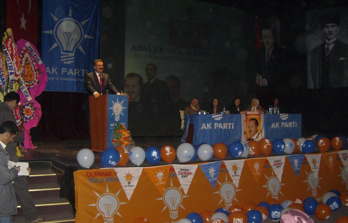 AK Parti Sivas Kadın Kolları Kongresi Tamamlandı