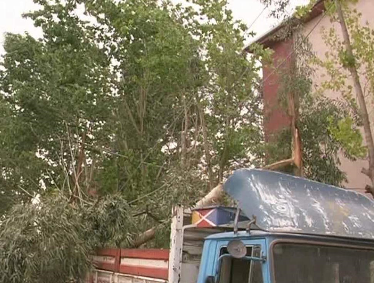 Nusaybin'de Fırtına Hayatı Olumsuz Yönde Etkiliyor