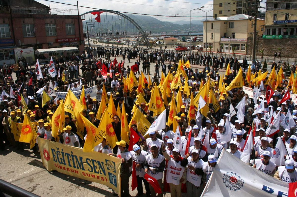 Giresun'da 1 Mayıs Kutlaması