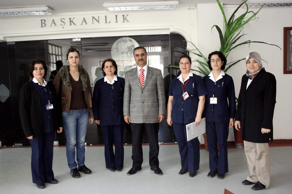 Hemşireler Haftası Tertip Komitesi, Başkan Aydın'ı Ziyaret Etti