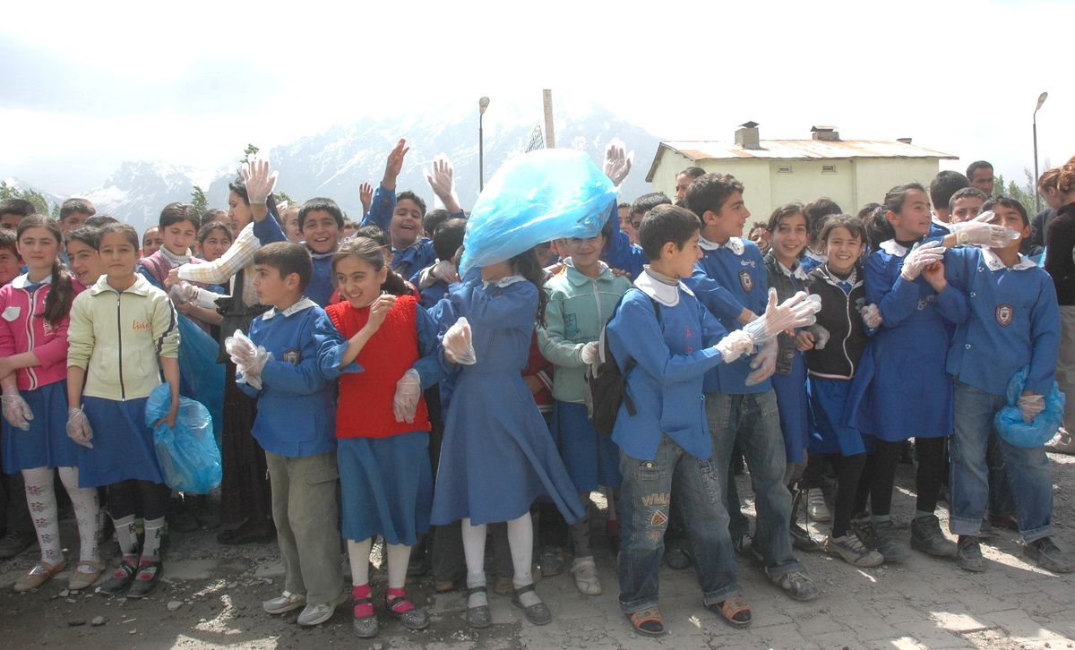 Hakkari'de Temizlik Kampanyası