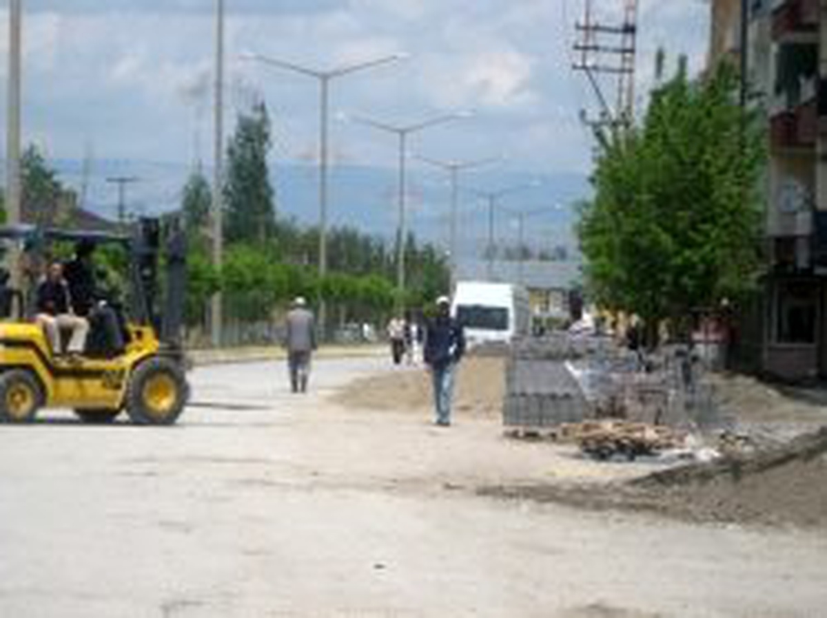 Muş'ta Kaldırım ve Kanal Çalışmaları