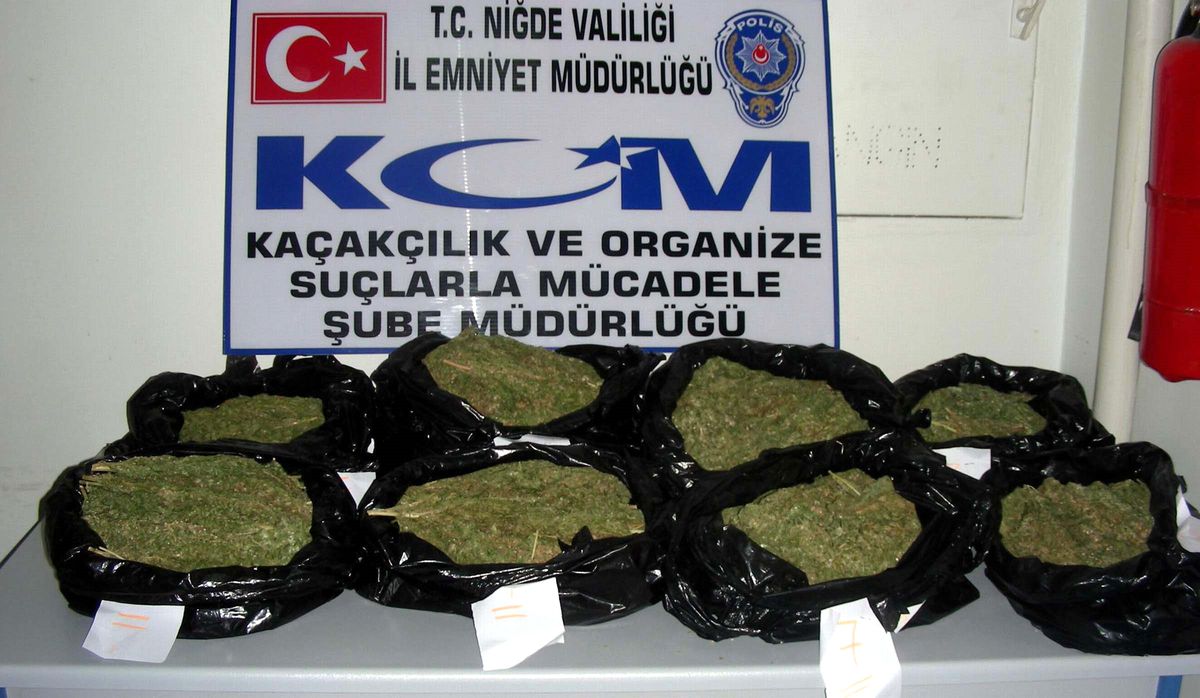 Niğde'de Esrar Operasyonu