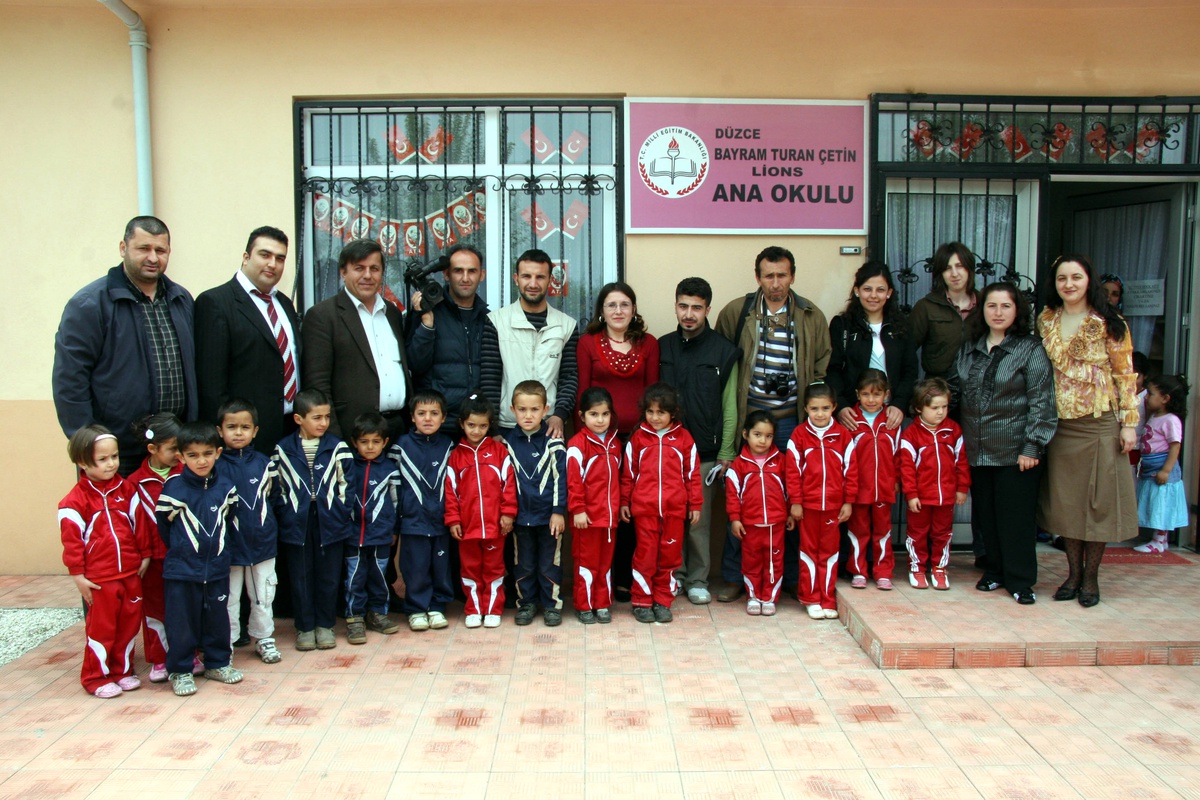 Anaokulu Öğrnecileri, Basın Mensupları ile Bir Araya Geldi