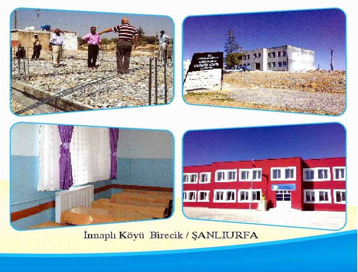 Birecik Barajı Yöneticilerinin Katkılarıyla Yapılan Okul Açılıyor