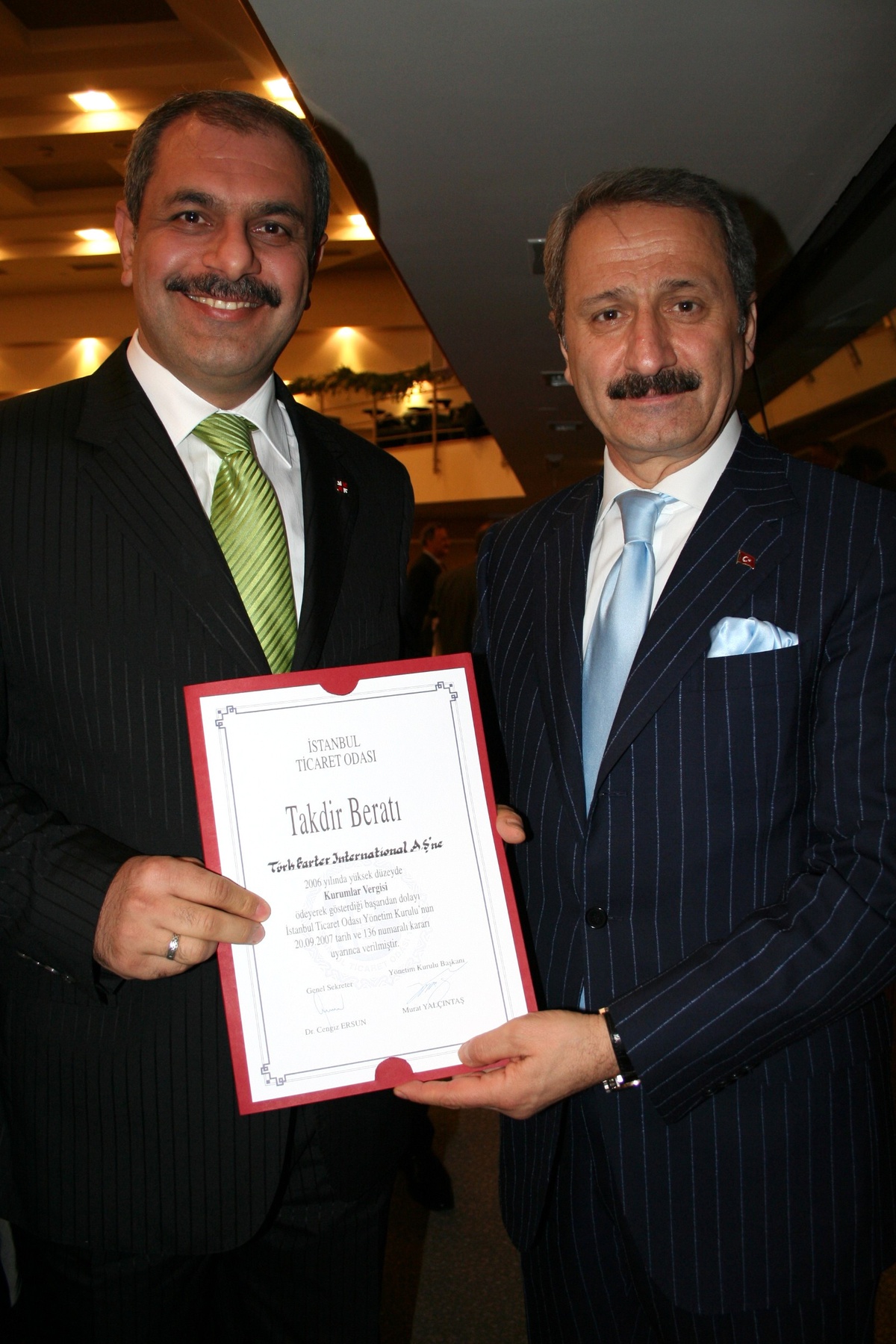 İstanbul Ticaret Odası'ndan Türk Barter'a Ödül