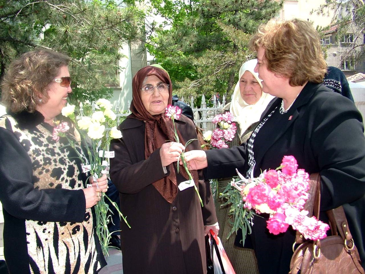 Dp'li Kadınlardan Annelere Karanfil
