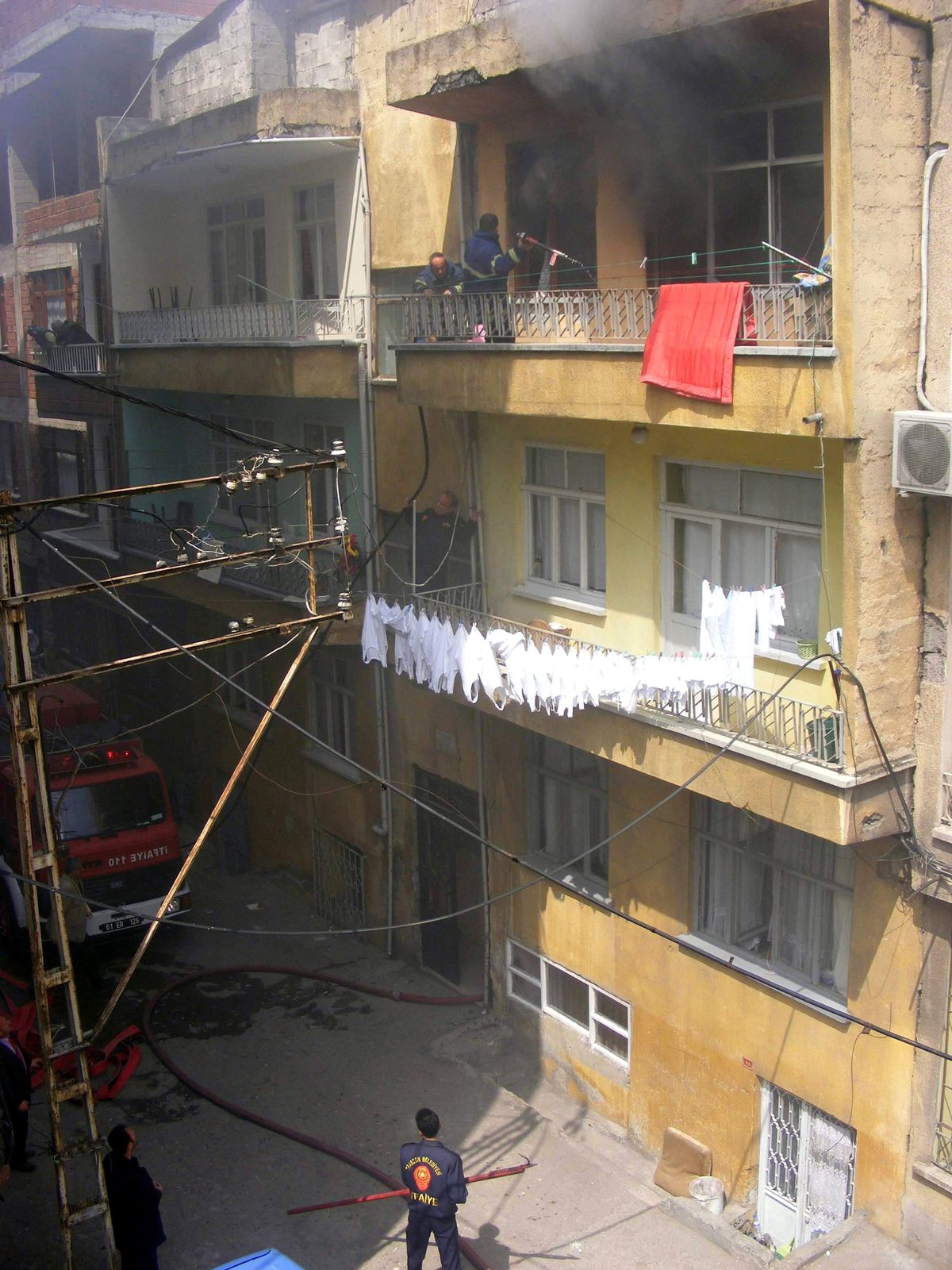Trabzon'da Yangın