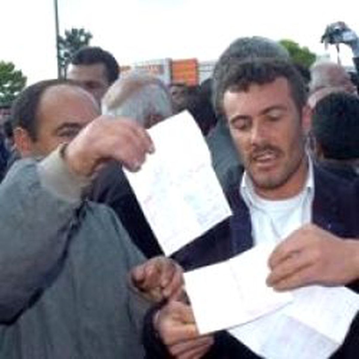 Kamyonculardan Olaylı Eylem