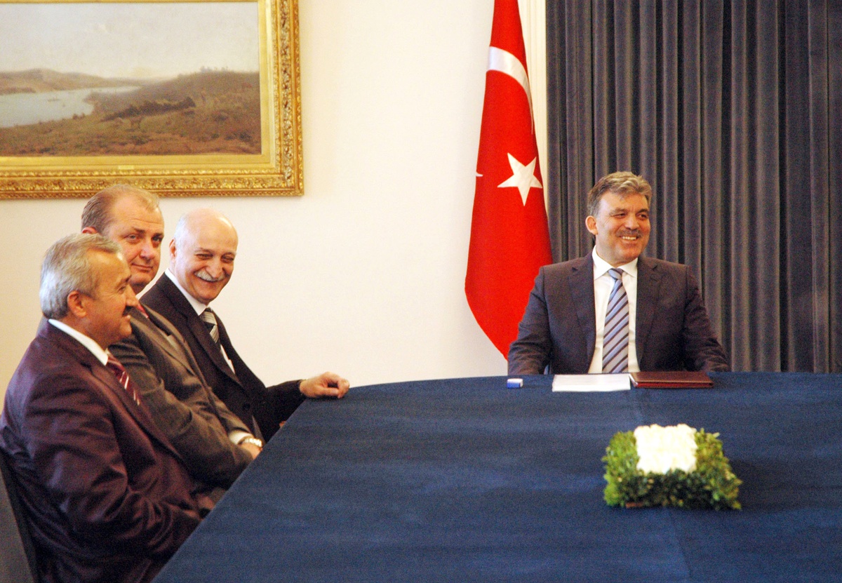 Cumhurbaşkanı Gül, Tzob Başkanı Bayraktar'ı Kabul Etti