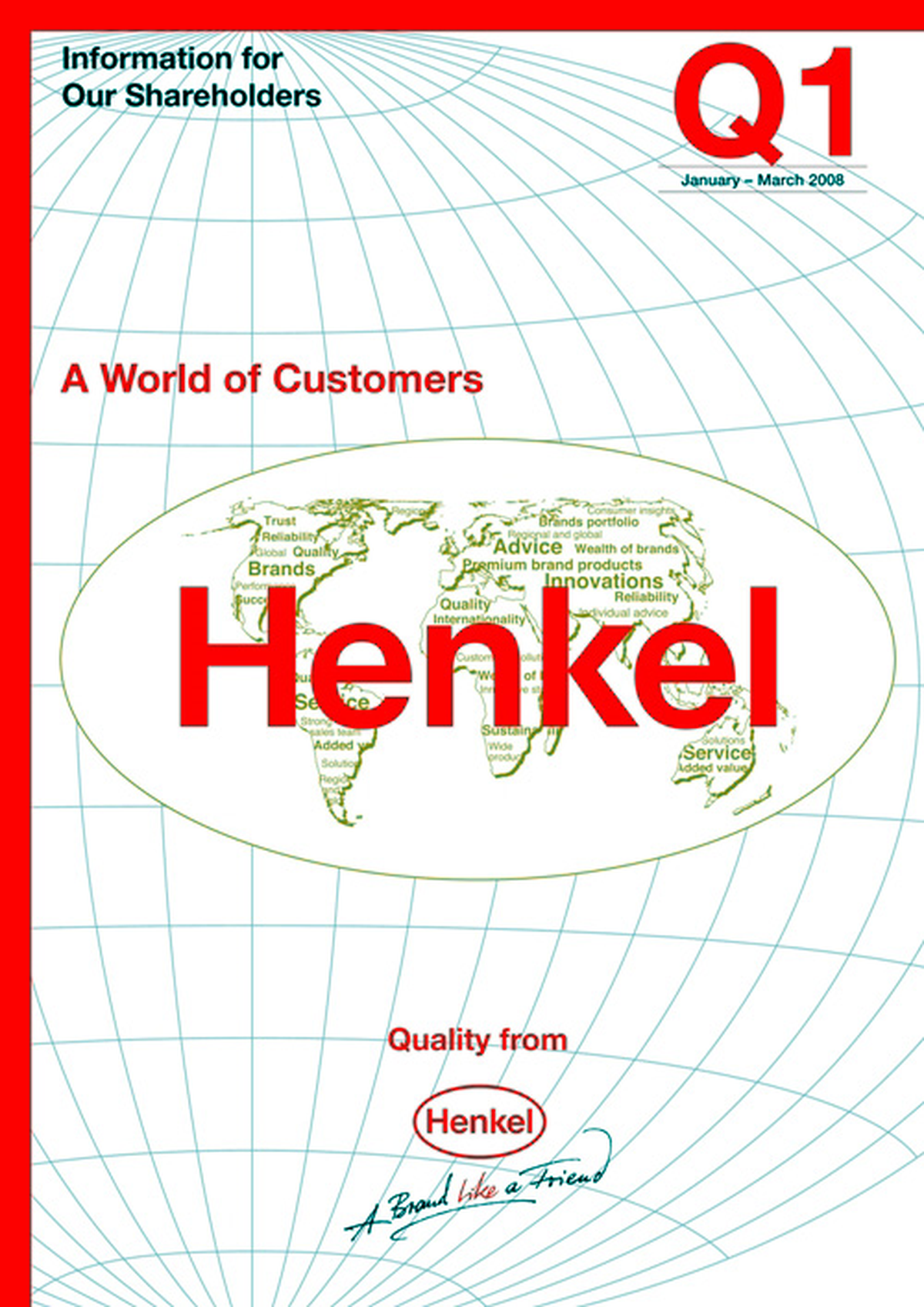 Henkel, 2008 Yılının İlk Çeyreğinde Satışları Yüzde 1,7 Oranında Artırdı