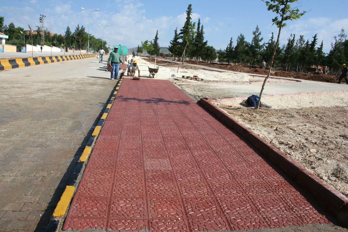Kilis'te Kaldırım Çalışmaları Aralıksız Devam Ediyor