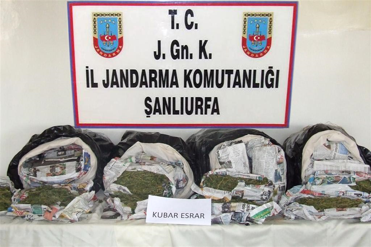 Şanlıurfa'da Esrar Operasyonu