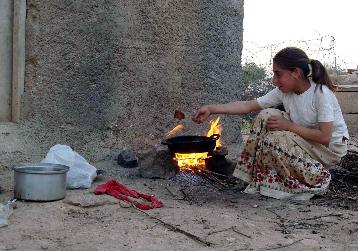 Şanlıurfa'da Tüp Gaz Yerine Odunlu Ocak