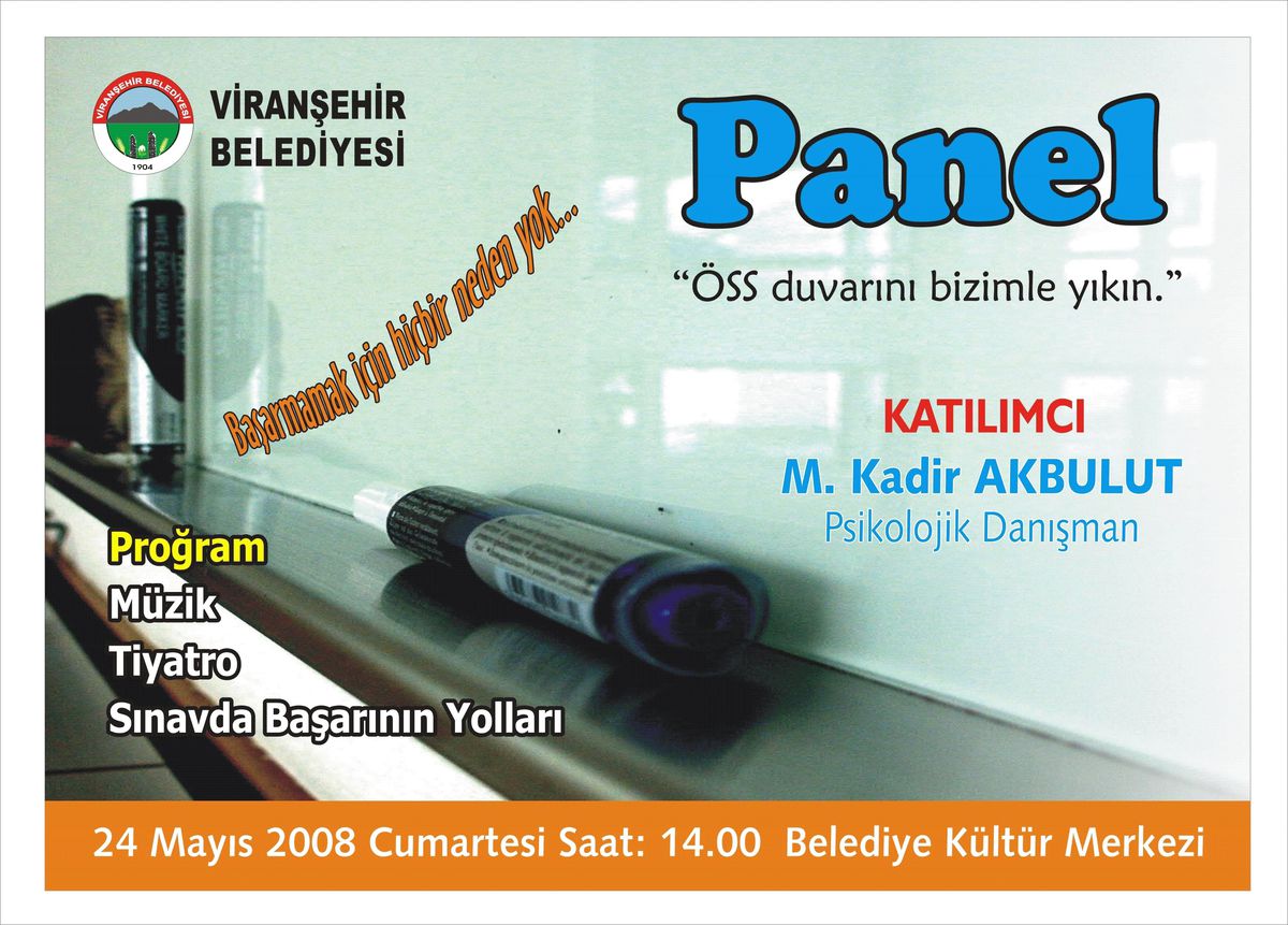 ÖSS'ye Hazırlanan Öğrencilere Yönelik Panel Düzenlenecek