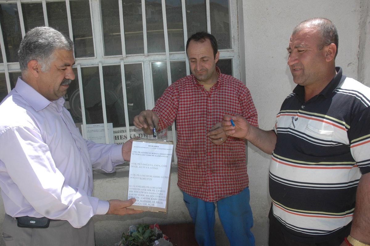 Kullanılmış Pil Getirene Sebze Fidesi ve Ters Lale Tohumu Hediye