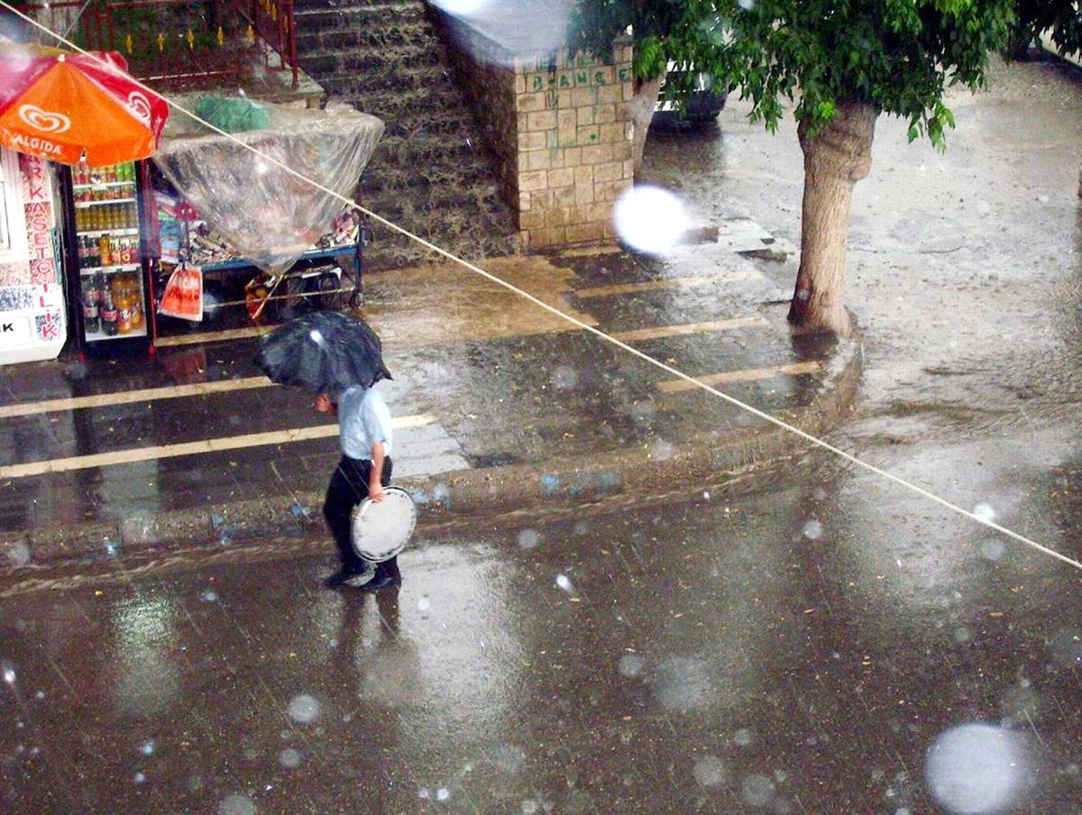 Silvan'da Şiddetli Yağmur