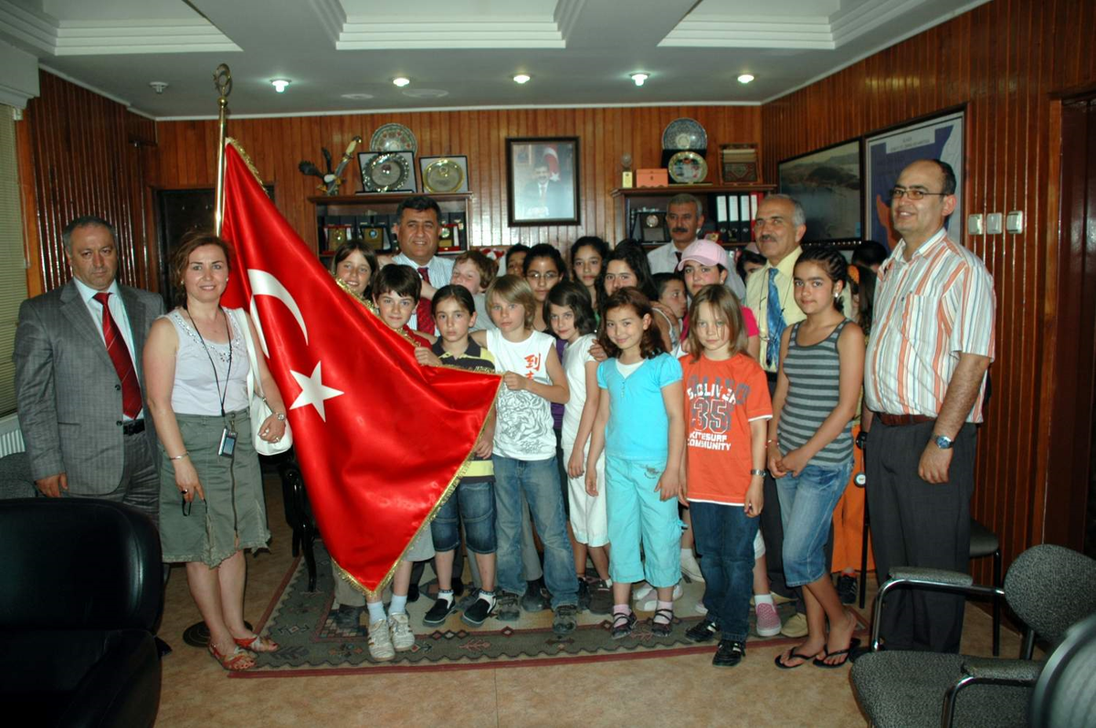 Alman Öğrenciler Kaymakamı Ziyaret Etti