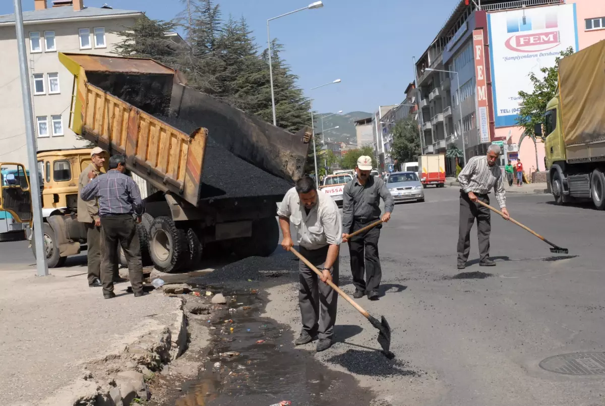 Bingöl\'de Yol Onarım Çalışmaları